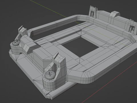 Pe&ccedil;as de placa-m&atilde;e de computador Modelo 3D