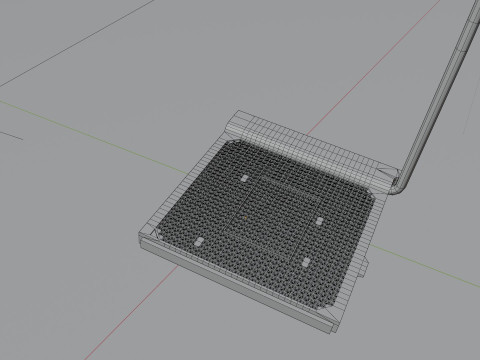 Computer Motherboard Parts 3D मॉडल