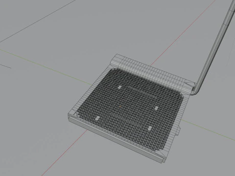 Pe&ccedil;as de placa-m&atilde;e de computador Modelo 3D
