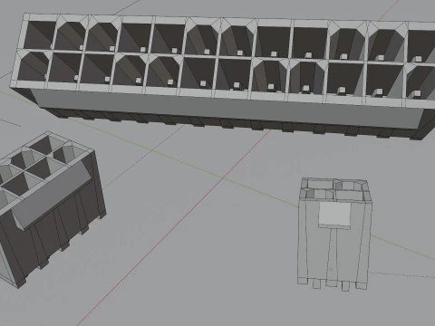 Pe&ccedil;as de placa-m&atilde;e de computador Modelo 3D