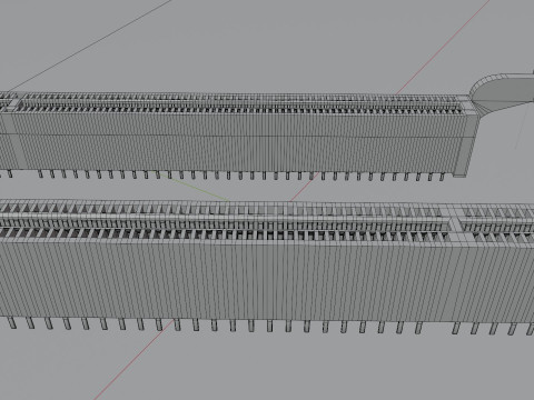 Computer Motherboard Parts 3D मॉडल