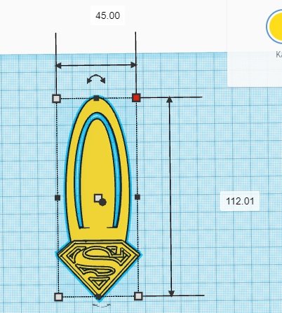 Supermanbookmark 3D-printmodel .c4d .max .obj .3ds .fbx .stl .blend 