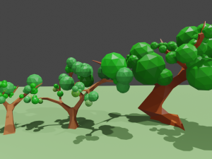 Low Poly Tree Model 3D