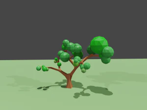 Low Poly Tree 3D Model