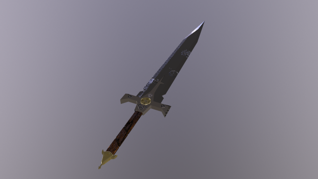Holy Broadsword Modello 3D .c4d .max .obj .3ds .fbx .stl .blend 