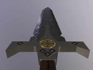 Holy Broadsword 3D Model