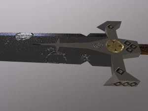 Holy Broadsword 3D Model