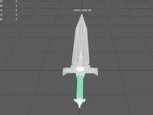 Holy Broadsword 3D Model