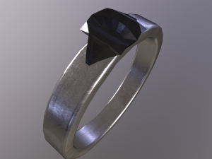 DoubleRingsGoldAndSilver 3D Model
