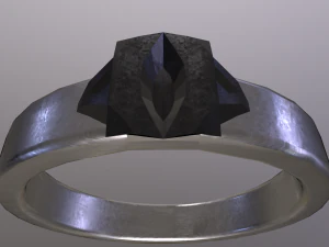 DoubleRingsGoldAndSilver 3D Model