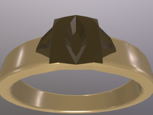 DoubleRingsGoldAndSilver Modèle 3D