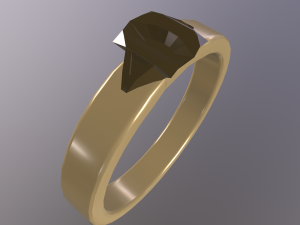 DoubleRingsGoldAndSilver Modèle 3D