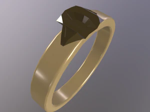 DoubleRingsGoldAndSilver 3D Model