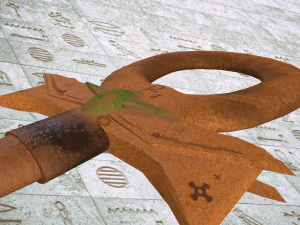 Egiptyan ankh artifact 3D Model