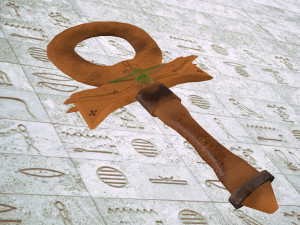 Egiptyan ankh artifact 3Dモデル
