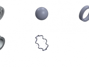 Rulman - Roller - Bilya - Bearings 3D Model