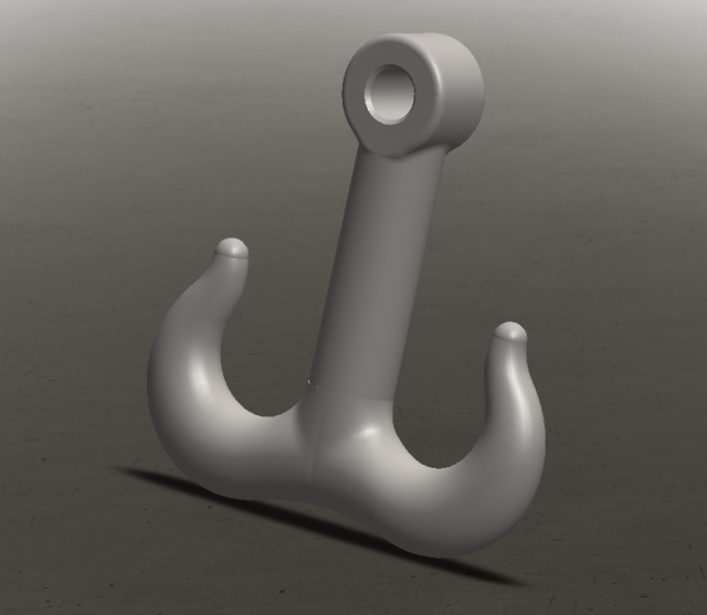 Apa - Anchor - Ship Anchor - Gemi apas 3D Model .c4d .max .obj .3ds .fbx .stl .blend 
