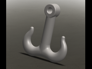 Apa - Anchor - Ship Anchor - Gemi apas 3D Model
