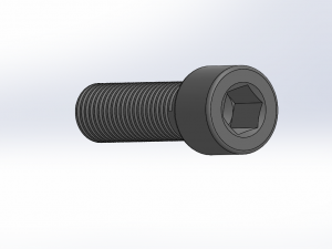 M16x50 imbus civata - M16x50imbus bolt 3D Model