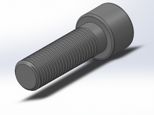 M16x50 imbus civata - M16x50imbus bolt 3D Model