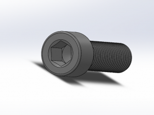 M16x50 imbus civata - M16x50imbus bolt 3D Model