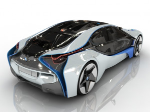 Sport car bw 3D मॉडल