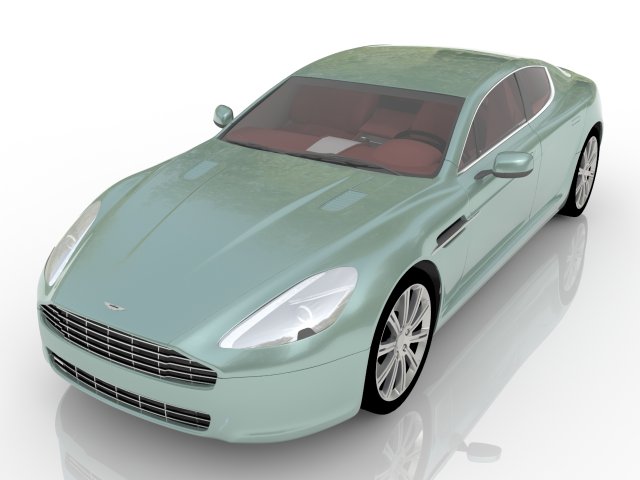 Aston martin car 3D Model .c4d .max .obj .3ds .fbx .stl .blend 