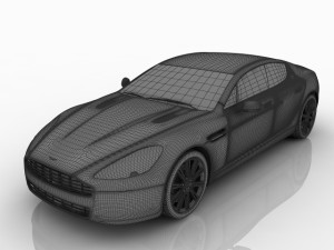 Aston martin car 3D Model