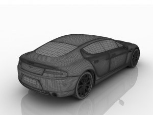 Aston martin car 3D Model