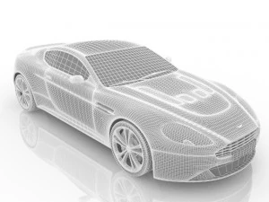 Aston martin sport car 3D Model