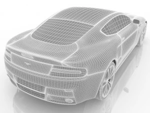 Aston martin sport car 3D Model