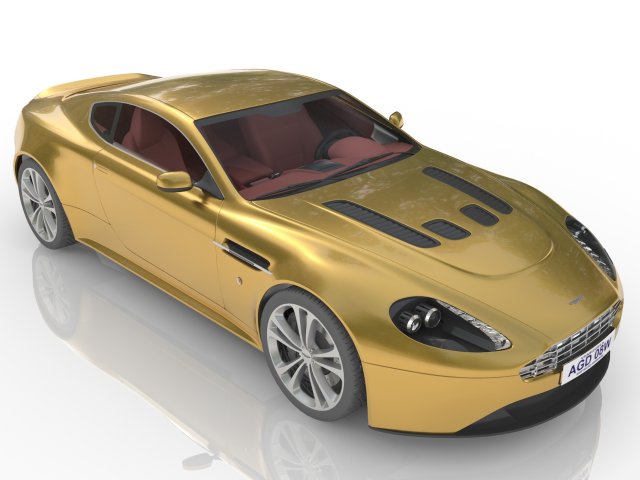 Aston martin sport car 3Dモデル .c4d .max .obj .3ds .fbx .stl .blend