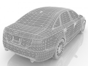 Audi A6 car Modèle 3D