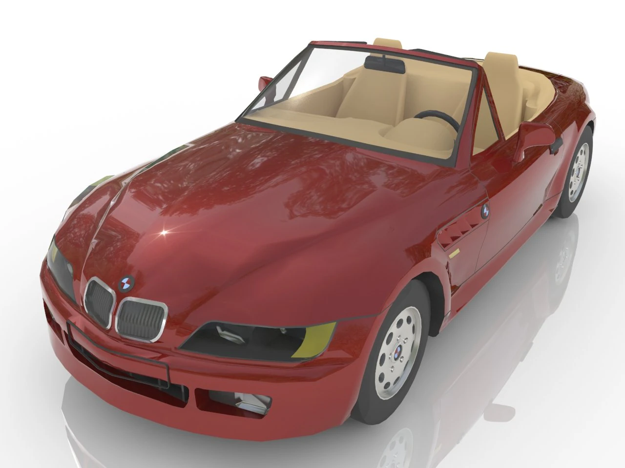 Bmw car FREE 3D Model .c4d .max .obj .3ds .fbx .stl .blend 