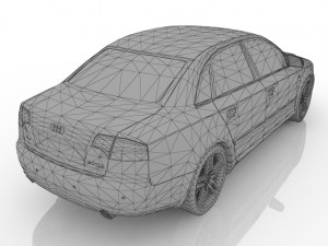 Audi A4 3D 모델