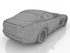 Mercedes McLaren 3D Model