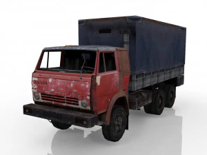 トラック・カマズ 3Dモデル
