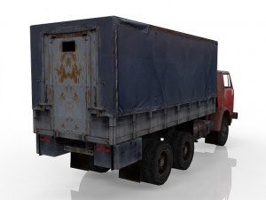 Truck Kamaz Model 3D