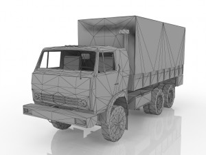 Truck Kamaz Model 3D