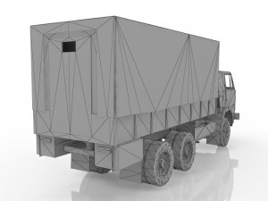 Truck Kamaz Model 3D