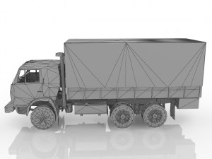 Truck Kamaz Model 3D