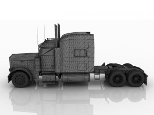 Peterbilt Truck 3D Modèle 3D