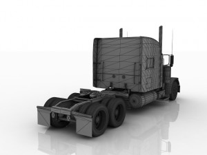 Peterbilt Truck 3D Modèle 3D