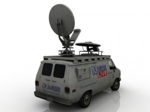 TV Car 3D-Modell