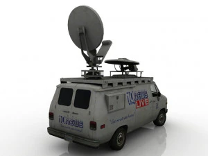 TV Car 3D Model