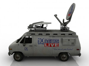 TV Car 3D-Modell