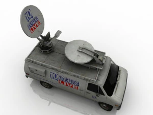 TV Car 3D Model