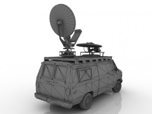 TV Car 3D-Modell