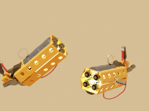 Canh&atilde;o el&eacute;trico Modelo 3D