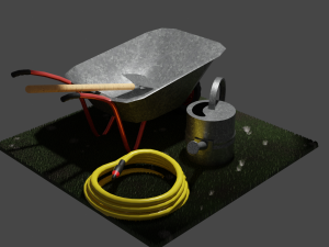 Garden tools 3Dモデル